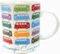  x VW BUS T1 BULLI TASSE - COLLAGE - VOLKSWAGEN